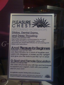 Pleasure Chest CHI sign